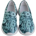 Blue Digits Background, Artwork, Numbers Kids Lightweight Slip Ons View1