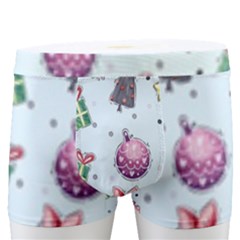 Christmas Decorations Pattern, Xmas Backgrounds Men s Boxer Briefs