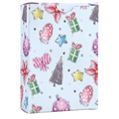 Christmas Decorations Pattern, Xmas Backgrounds Playing Cards Single Design (rectangle) With Custom Box