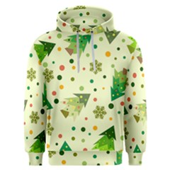 Christmas Pattern Background Seamless Men s Overhead Hoodie