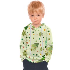 Christmas Pattern Background Seamless Kids  Overhead Hoodie