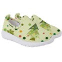 Christmas Pattern Background Seamless Kids  Slip On Sneakers View3