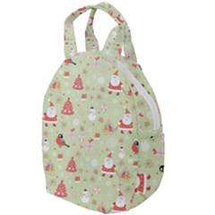 Christmas Pattern, Christmas Tree, Santa Travel Backpack by kyorashop23