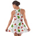 Christmas Pattern, Pattern, Christmas, Trees, Santa Cotton Racerback Dress View2