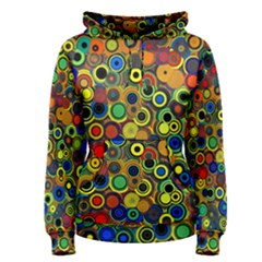 Circles, Colorful Women s Pullover Hoodie