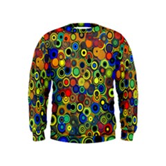 Circles, Colorful Kids  Sweatshirt