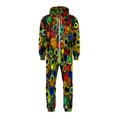 Circles, Colorful Hooded Jumpsuit (kids)