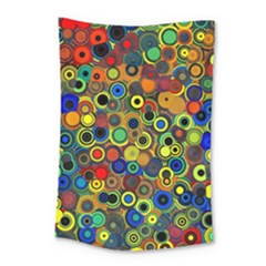 Circles, Colorful Small Tapestry