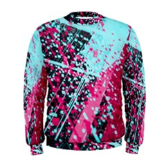 Colorful Splashes Grunge, Abstract Art Men s Sweatshirt