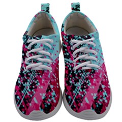 Colorful Splashes Grunge, Abstract Art Mens Athletic Shoes by kyorashop23