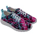 Colorful Splashes Grunge, Abstract Art Mens Athletic Shoes View3