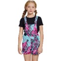 Colorful Splashes Grunge, Abstract Art Kids  Short Overalls View1