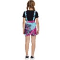 Colorful Splashes Grunge, Abstract Art Kids  Short Overalls View4