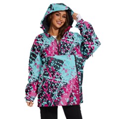 Colorful Splashes Grunge, Abstract Art Women s Ski And Snowboard Waterproof Breathable Jacket by kyorashop23