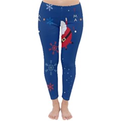 Feliz Natal, Santa, Merry Christmas Classic Winter Leggings