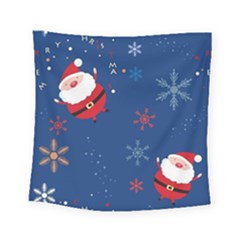 Feliz Natal, Santa, Merry Christmas Square Tapestry (small)