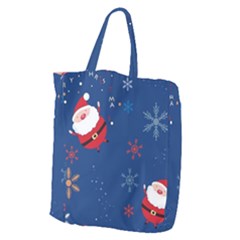 Feliz Natal, Santa, Merry Christmas Giant Grocery Tote by kyorashop23