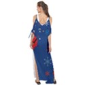 Feliz Natal, Santa, Merry Christmas Maxi Chiffon Cover Up Dress View2