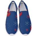 Feliz Natal, Santa, Merry Christmas Men s Slip On Sneakers View1