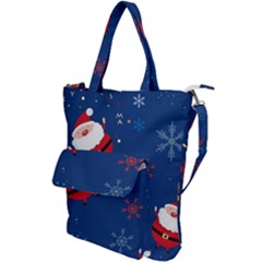 Feliz Natal, Santa, Merry Christmas Shoulder Tote Bag by kyorashop23