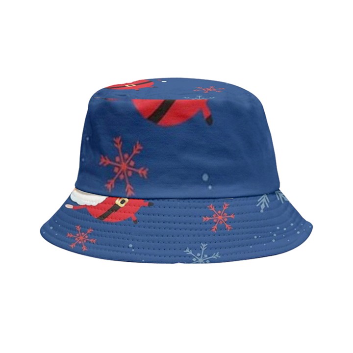 Feliz Natal, Santa, Merry Christmas Inside Out Bucket Hat