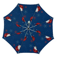 Feliz Natal, Santa, Merry Christmas Automatic Folding Umbrella With Case (medium) by kyorashop23