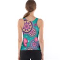 Floral Pattern, Abstract, Colorful, Flow Women s Basic Tank Top View2