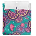 Floral Pattern, Abstract, Colorful, Flow Duvet Cover Double Side (Queen Size) View1