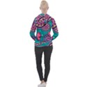 Floral Pattern, Abstract, Colorful, Flow Women s Overhead Hoodie View2