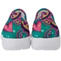 Floral Pattern, Abstract, Colorful, Flow Kids  Slip On Sneakers View4