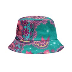 Floral Pattern, Abstract, Colorful, Flow Inside Out Bucket Hat by kyorashop23