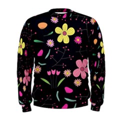 Foliage Pattern, Adorable Beautiful Men s Sweatshirt