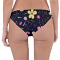 Foliage Pattern, Adorable Beautiful Reversible Hipster Bikini Bottoms View4