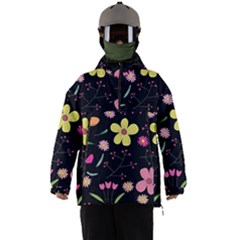 Foliage Pattern, Adorable Beautiful Men s Ski And Snowboard Waterproof Breathable Jacket by kyorashop23