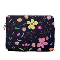 Foliage Pattern, Adorable Beautiful 13  Vertical Laptop Sleeve Case With Pocket