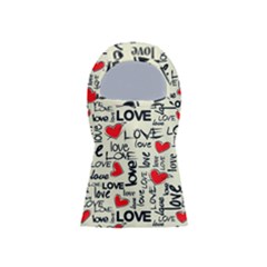 Love Abstract Background Love Textures Balaclava Face Mask by kyorashop23