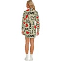 Love Abstract Background Love Textures Womens Long Sleeve Shirt Dress View4