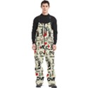 Love Abstract Background Love Textures Men s Front Zip Ski And Snowboard Bib Pants View1