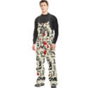 Love Abstract Background Love Textures Men s Front Zip Ski And Snowboard Bib Pants View2