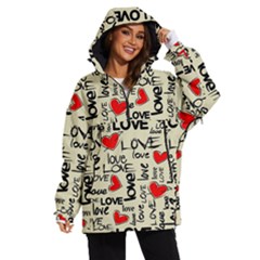 Love Abstract Background Love Textures Women s Ski And Snowboard Waterproof Breathable Jacket by kyorashop23