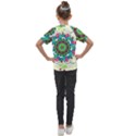 Mandala Flowers, Abstract, Butterflies, Floral, Pattern Kids  Mesh Piece T-Shirt View2