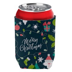 Merry Christmas, Happy New Year, Christmas Seamless Texture Can Holder by kyorashop23