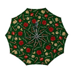 Merry Christmas Automatic Folding Umbrella With Case (large)