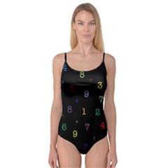 Numbers, Math, Keyboard Camisole Leotard  by kyorashop23