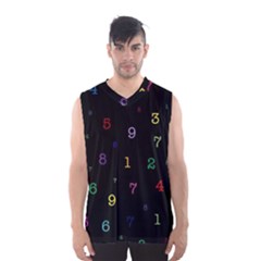 Numbers, Math, Keyboard Men s Basketball Tank Top by kyorashop23