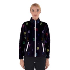 Numbers, Math, Keyboard Women s Bomber Jacket