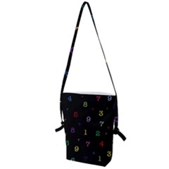 Numbers, Math, Keyboard Folding Shoulder Bag by kyorashop23