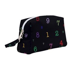 Numbers, Math, Keyboard Wristlet Pouch Bag (medium) by kyorashop23