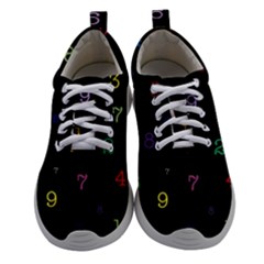 Numbers, Math, Keyboard Women Athletic Shoes by kyorashop23