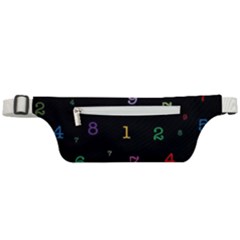 Numbers, Math, Keyboard Active Waist Bag by kyorashop23